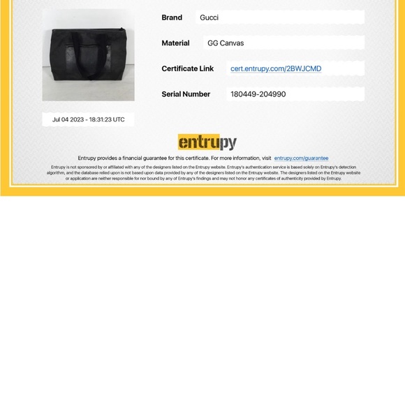 Gucci Womens Monogram GG Vintage Canvas Tote  Large-Authentic-As Is (REHAB)w COA - Picture 9 of 9